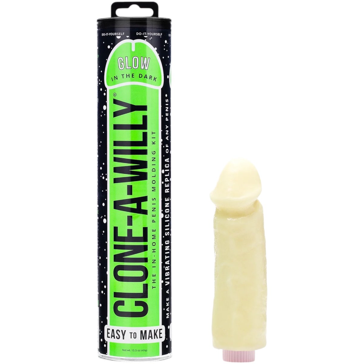 Clone A Willy Glow In The Dark Vibrator Moulding Kit Green