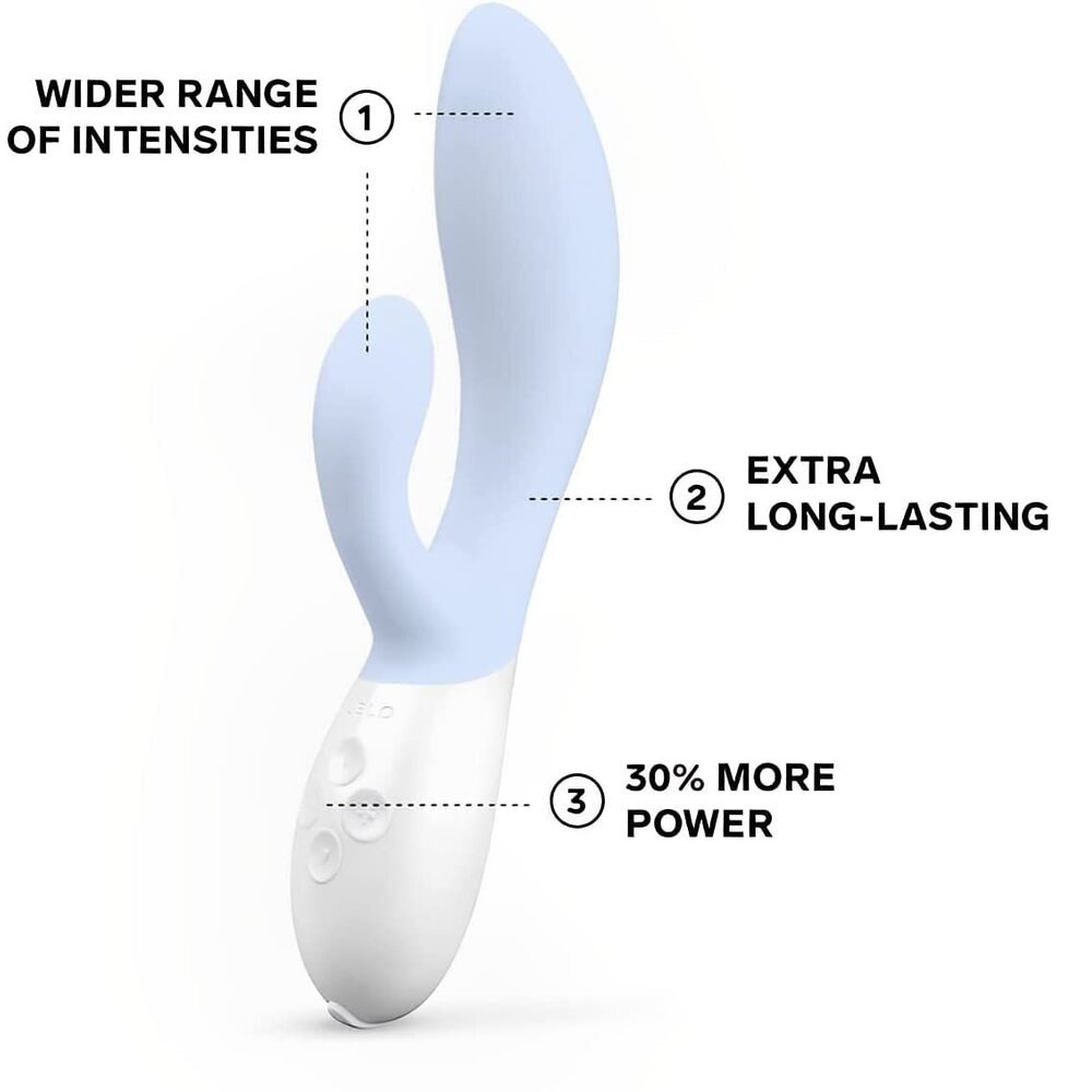 LELO INA 3 G-Spot and Clitoral Rabit Vibrator Seafoam