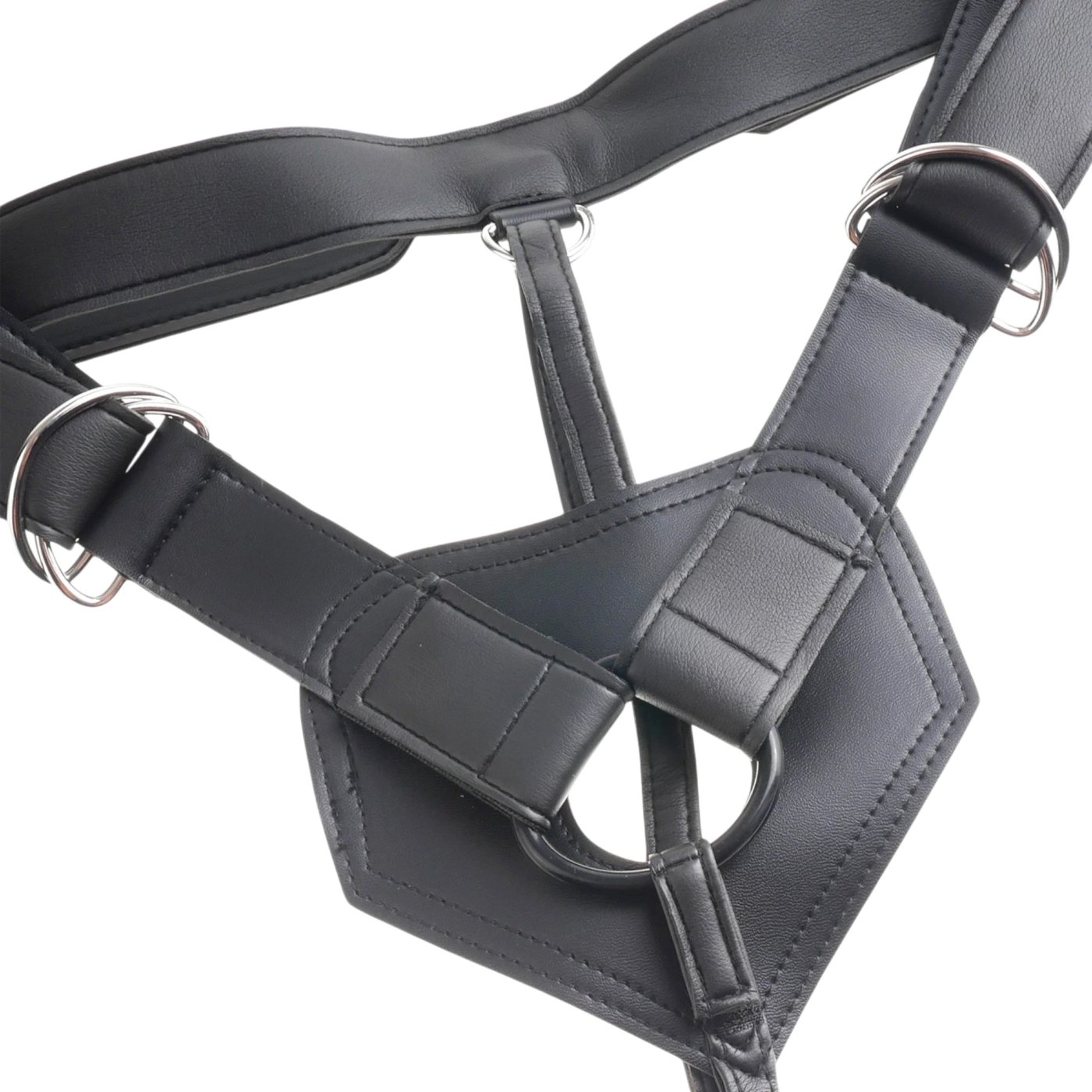 King Cock Strap On Harness with 6 Inch Cock