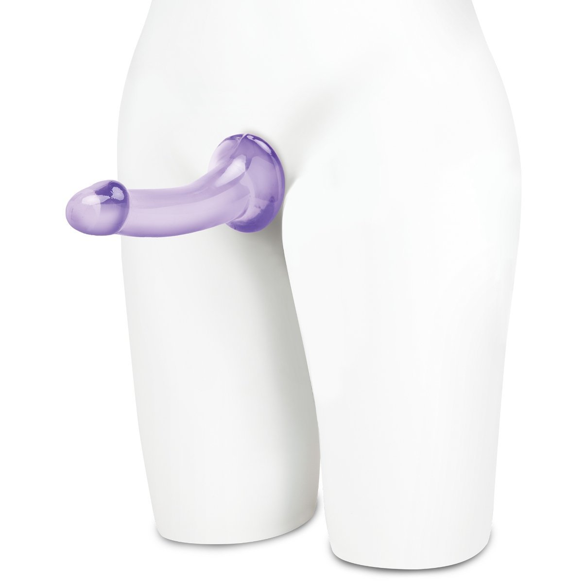 Lux Fetish Strapless Strap-On Purple 5.25 Inch