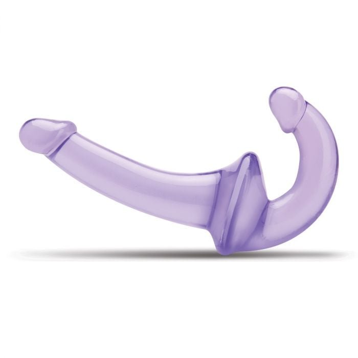 Lux Fetish Strapless Strap-On Purple 5.25 Inch