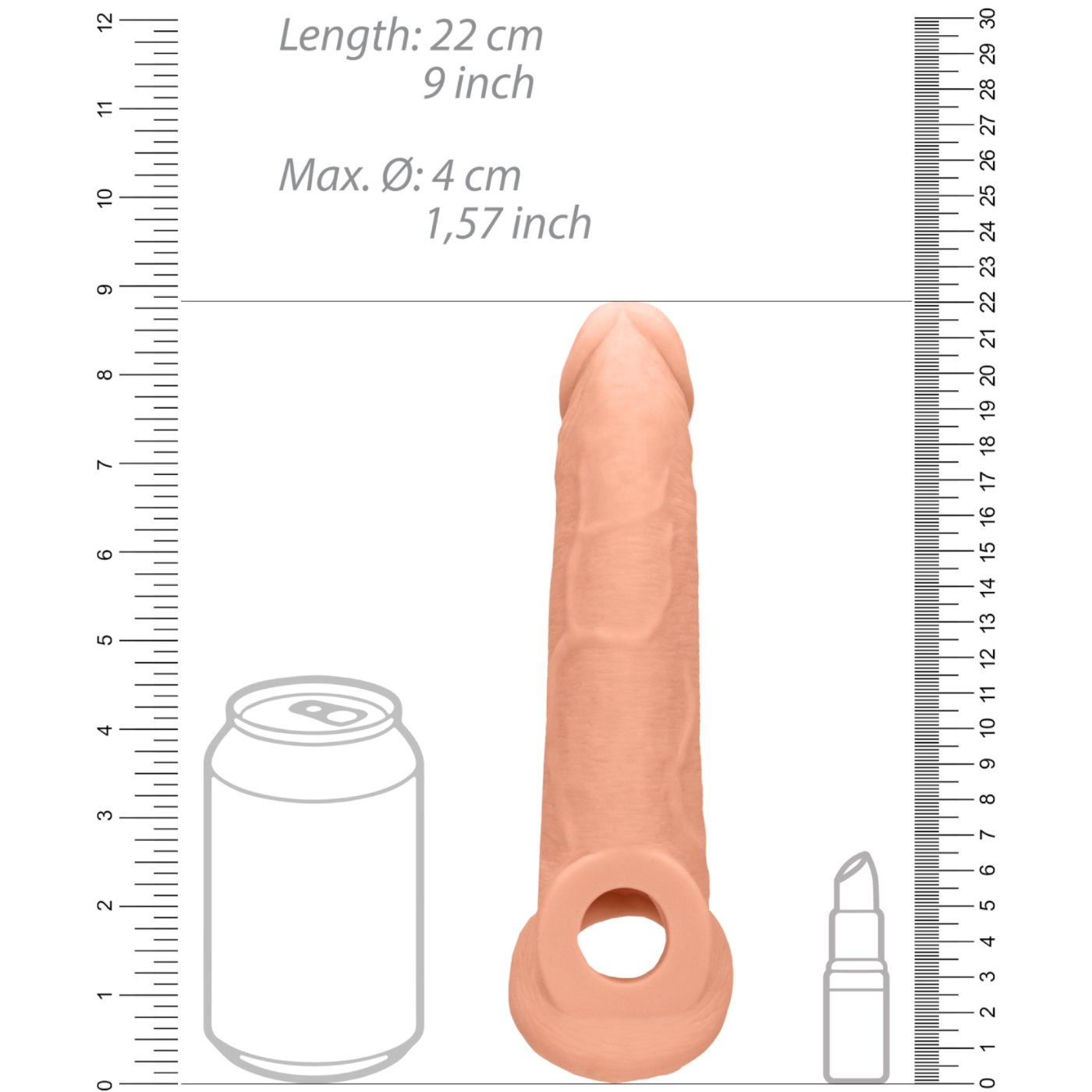 RealRock 9 Inch Penis Sleeve