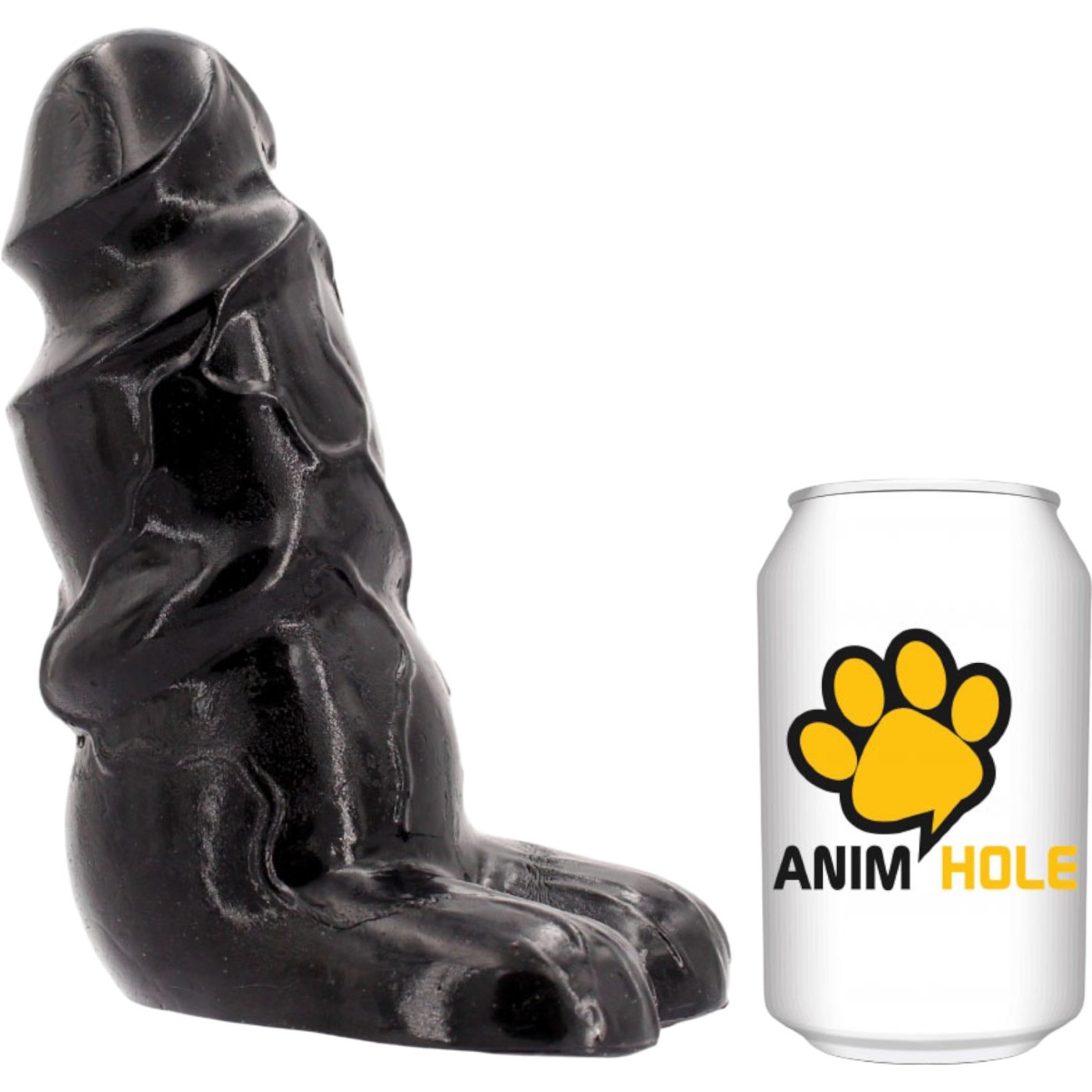 Animhole Lilpig Black Dildo 7 Inch