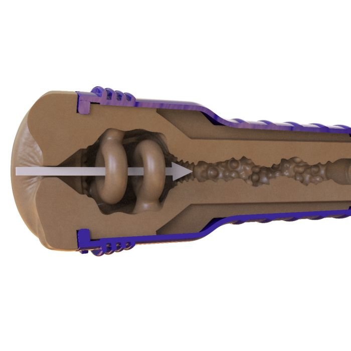 Fleshlight Boost Blast Female Butt Male Masturbator Brown