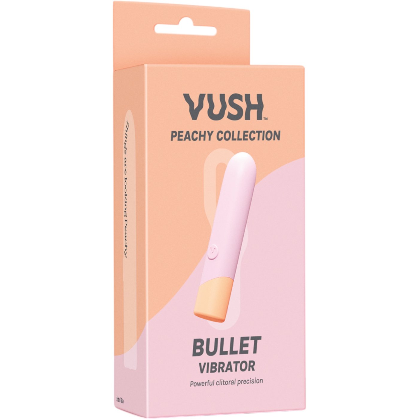 Vush Peachy Rechargeable Silicone Bullet Vibrator
