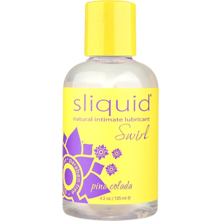 Sliquid Naturals Swirl Pina Colada Flavoured Lubricant 125ml – Sliquid Lubricants