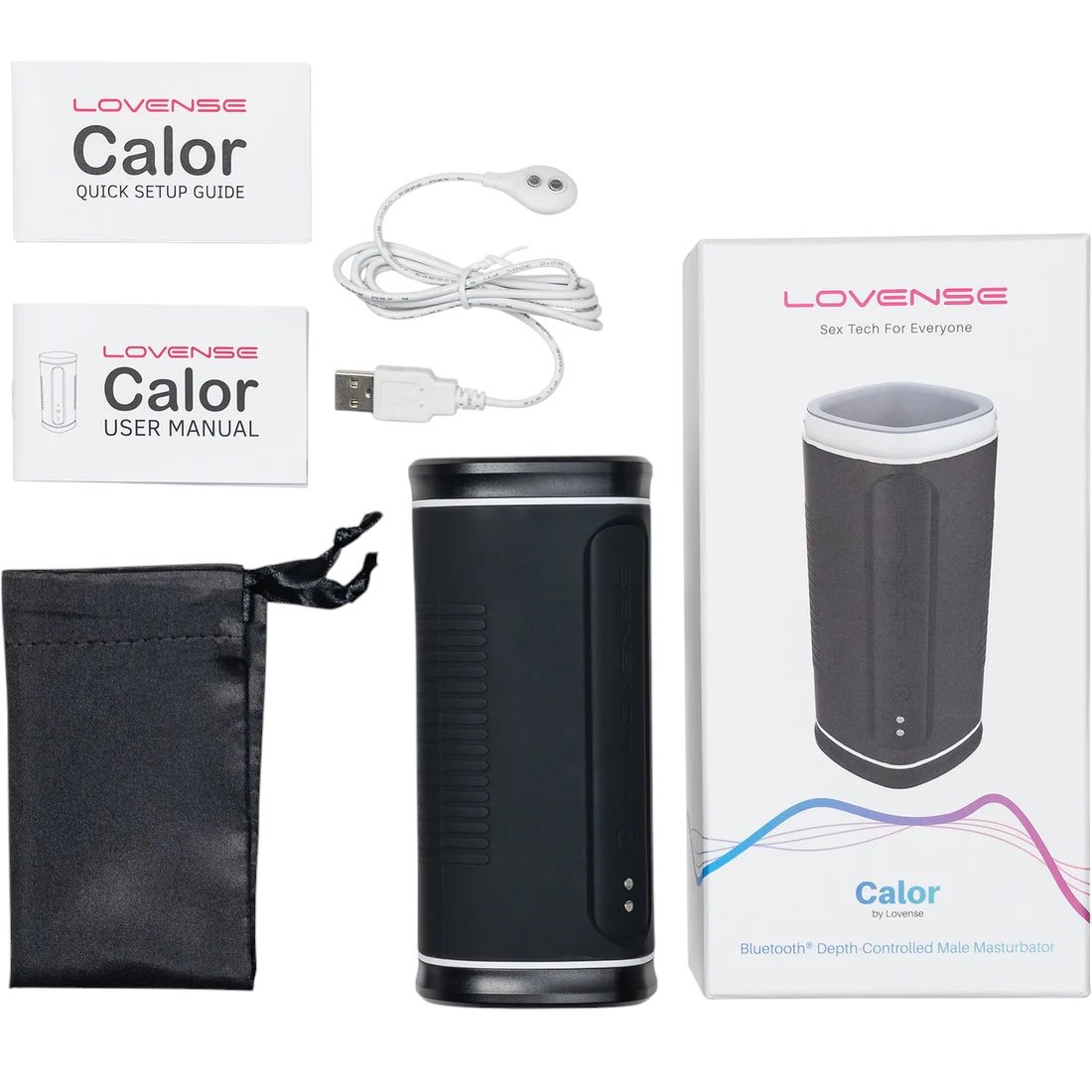 Lovense Calor App Controlled Heating and Vibrating Male Masturbator