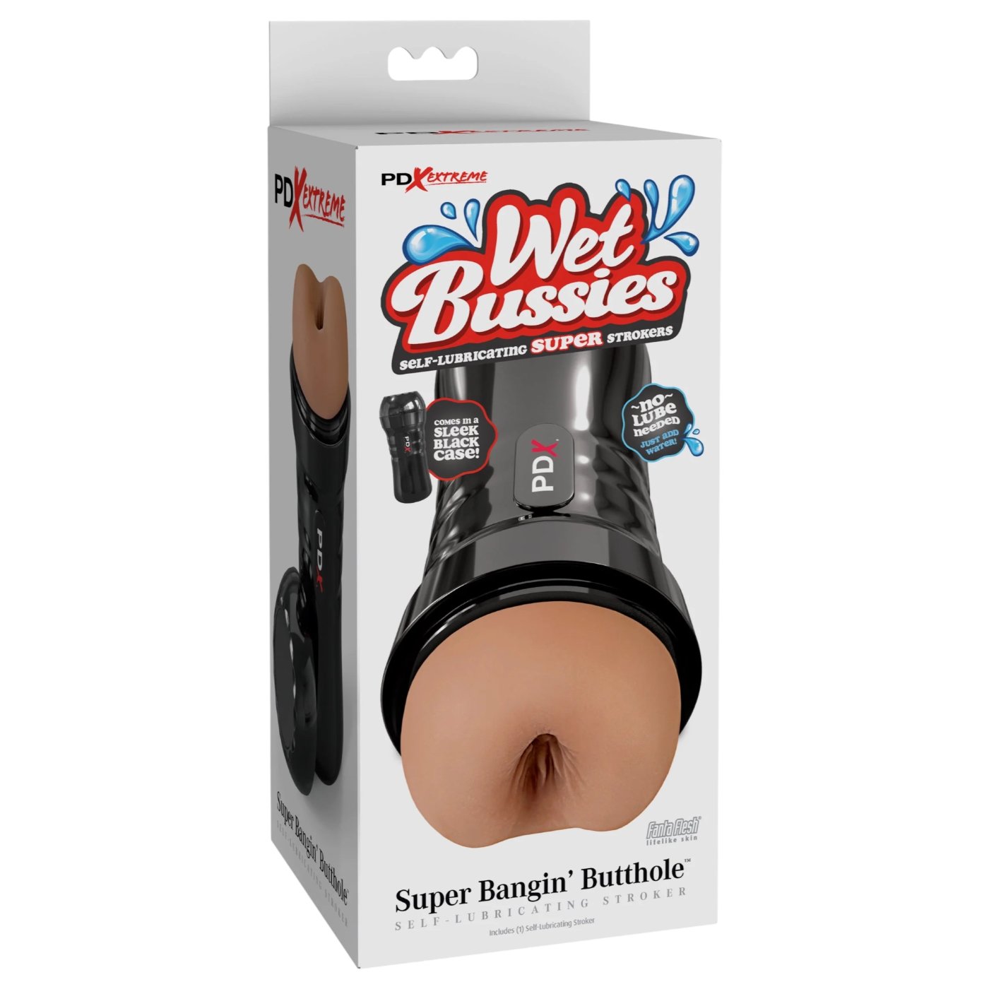 PDX Extreme Wet Bussies Super Bangin' Butthole Stroker Flesh Tan
