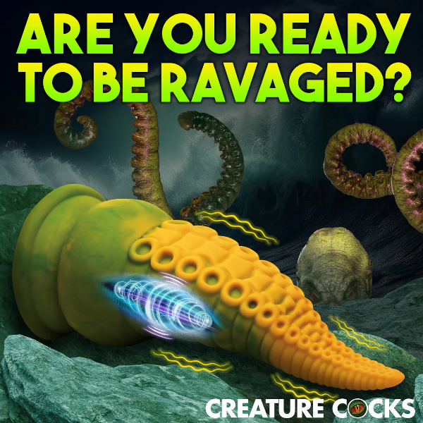 Creature Cocks Monstropus 2.0 Vibrating Tentacle Silicone Dildo 7.3 Inch