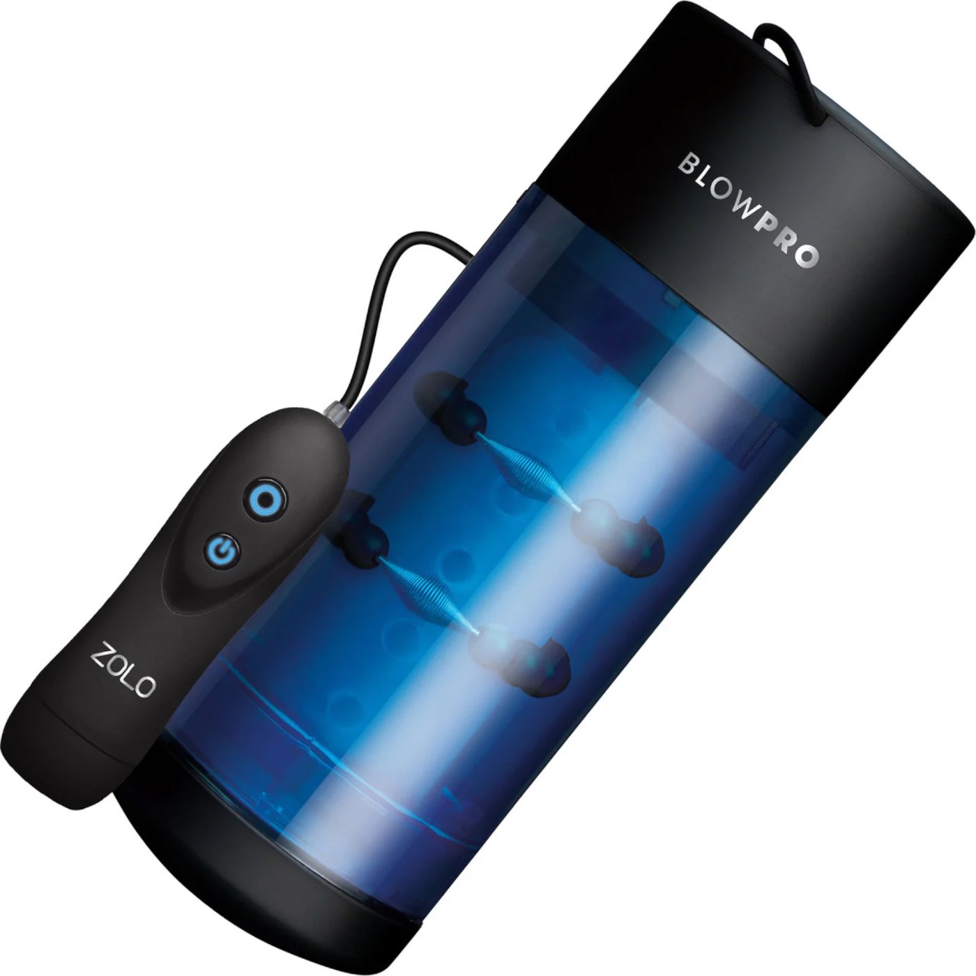 Zolo Blowpro Oral Sex Masturbator Black/Blue