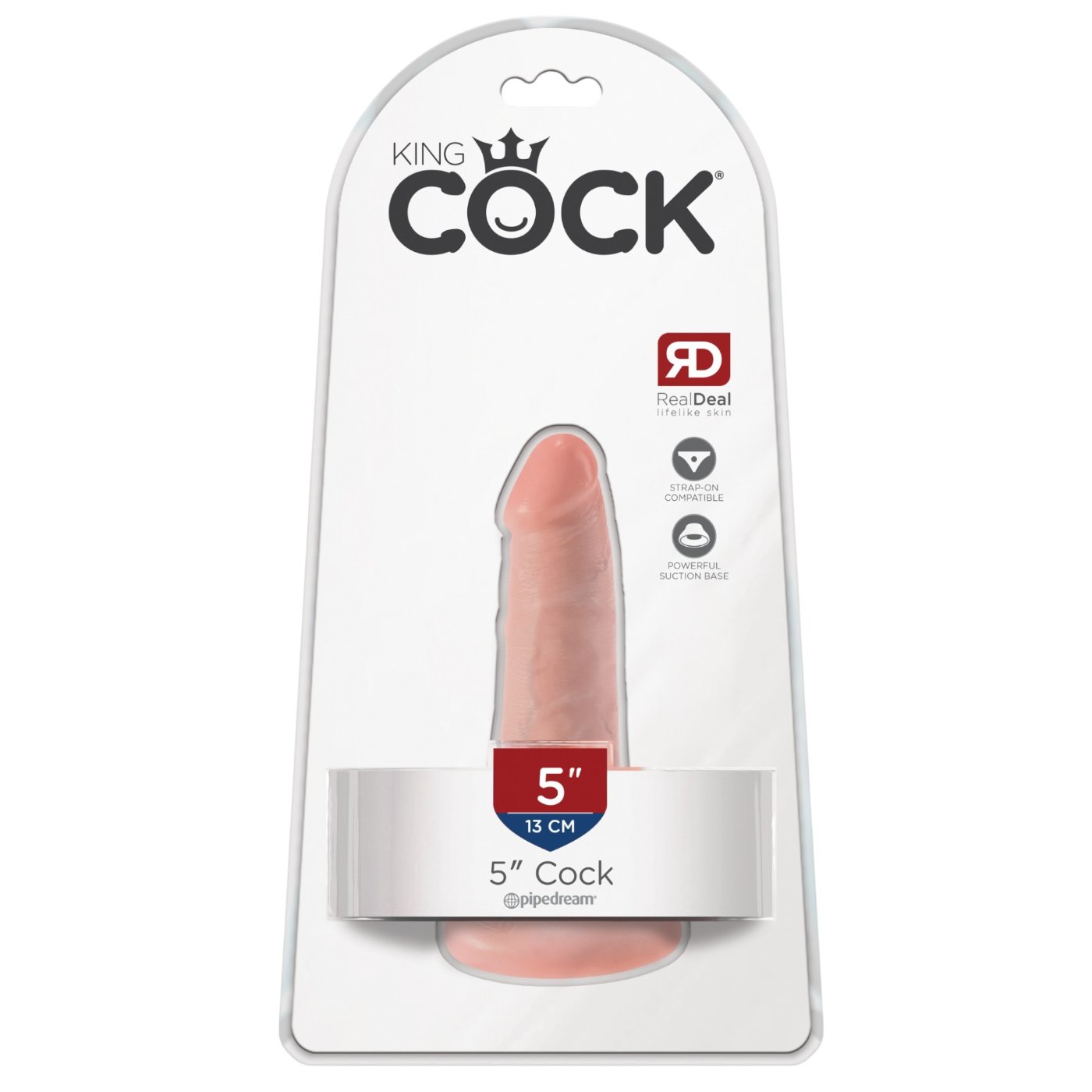 King Cock 5 Inch Ultra Realistic Dildo with Suction Cup