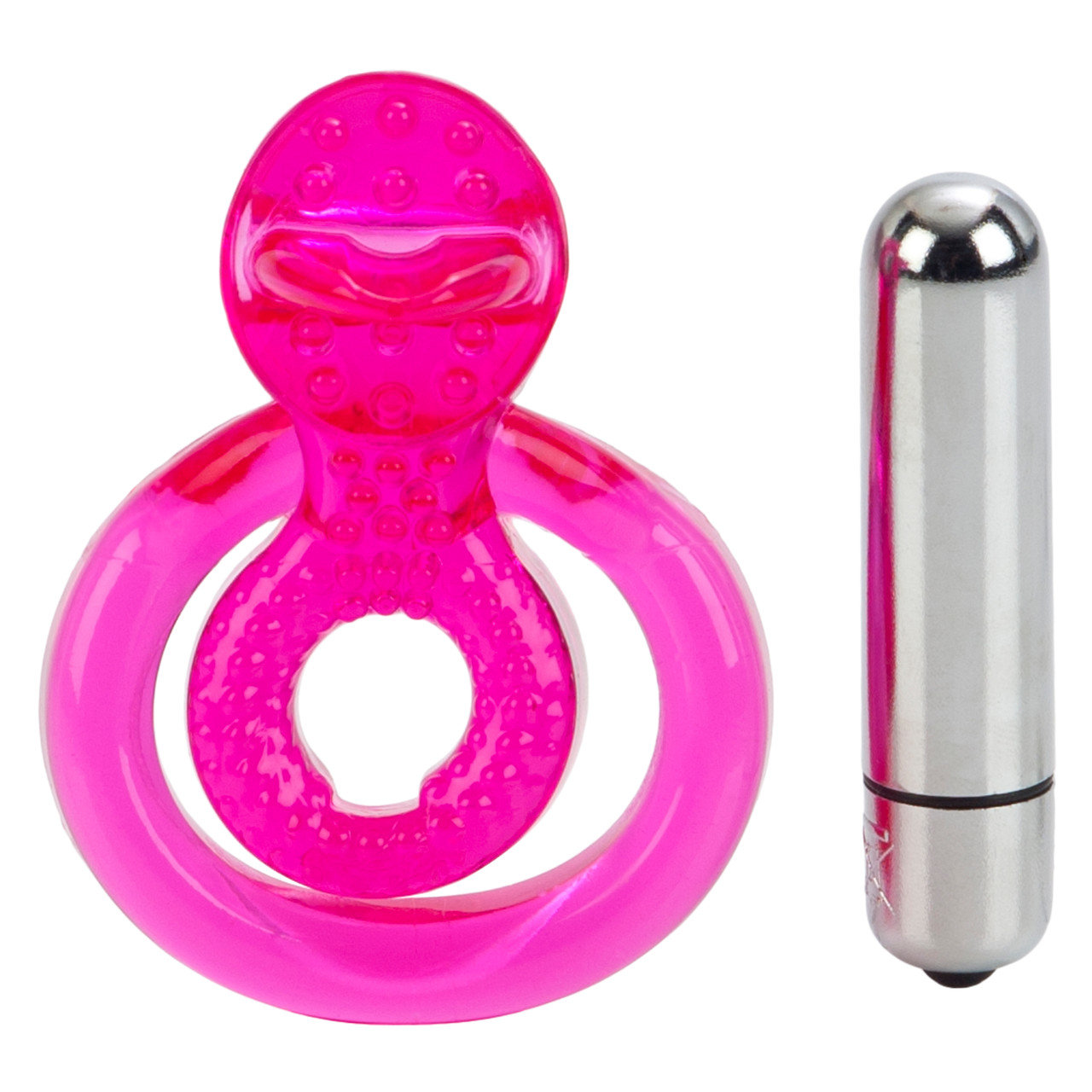 CalExotics Dual Clit Flicker Penis Ring