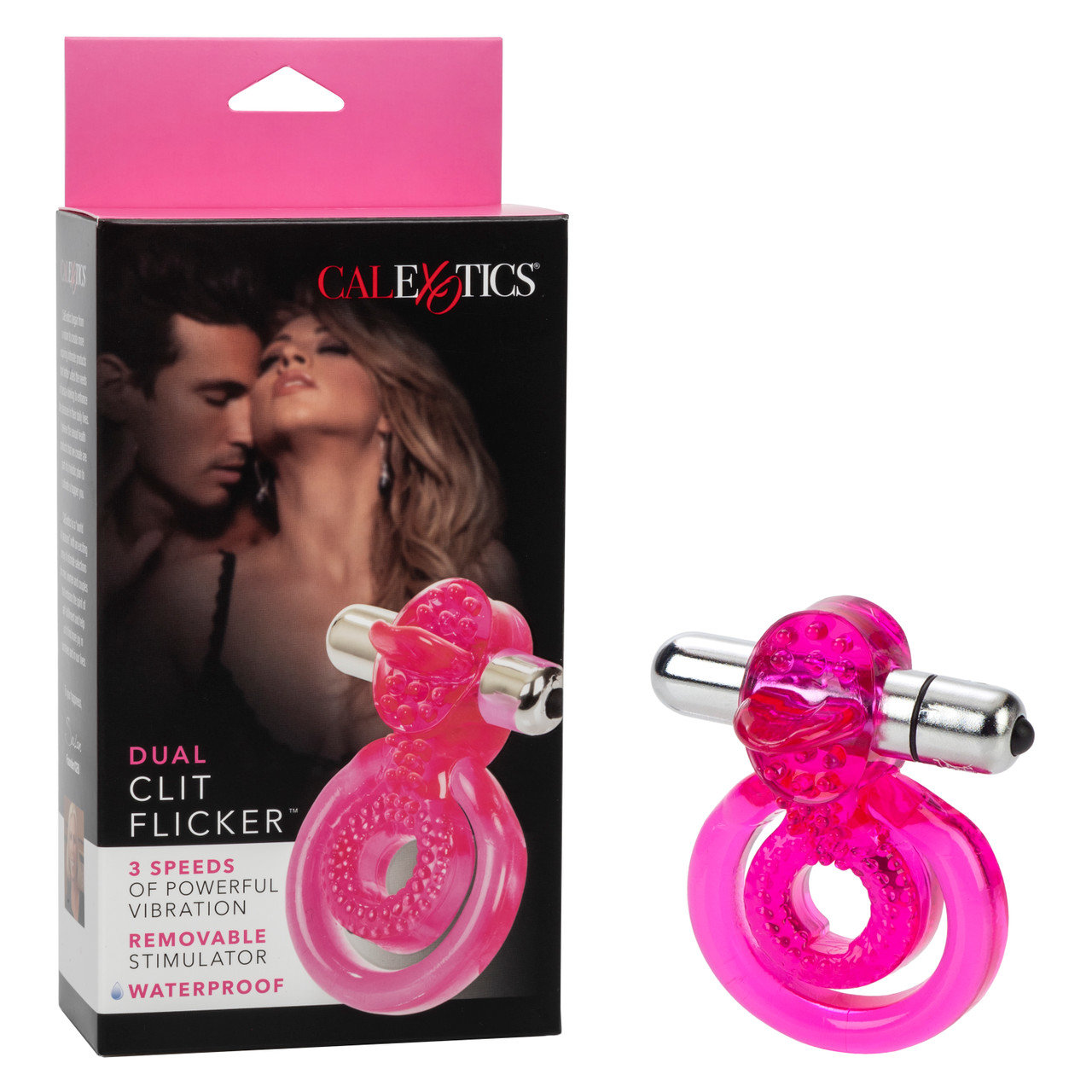 CalExotics Dual Clit Flicker Penis Ring