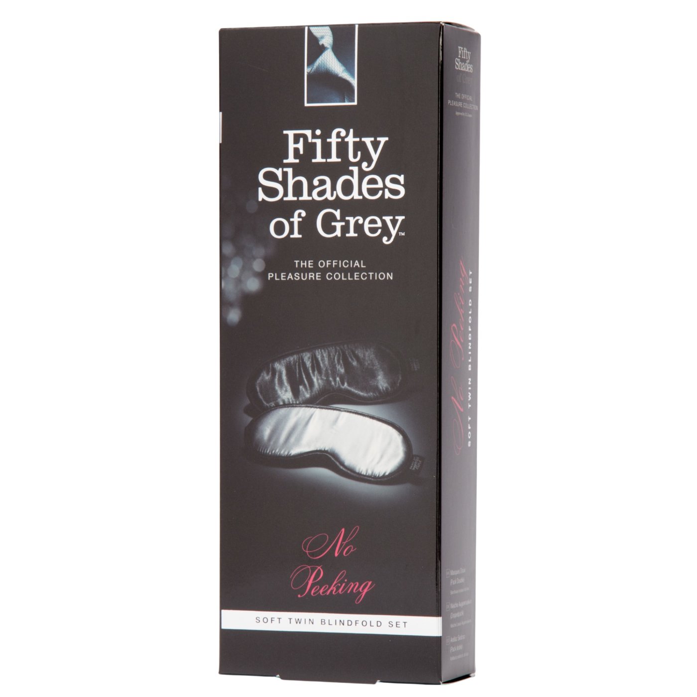 Fifty Shades of Grey No Peeking Soft Twin Blindfold Set