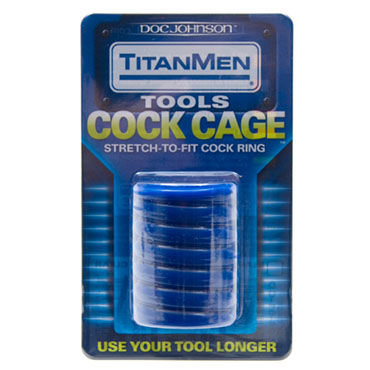 Doc Johnson Cock Cage, Blue
