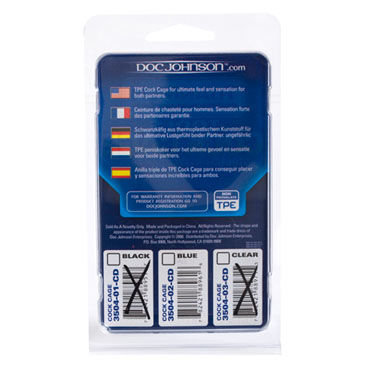 Doc Johnson Cock Cage, Blue