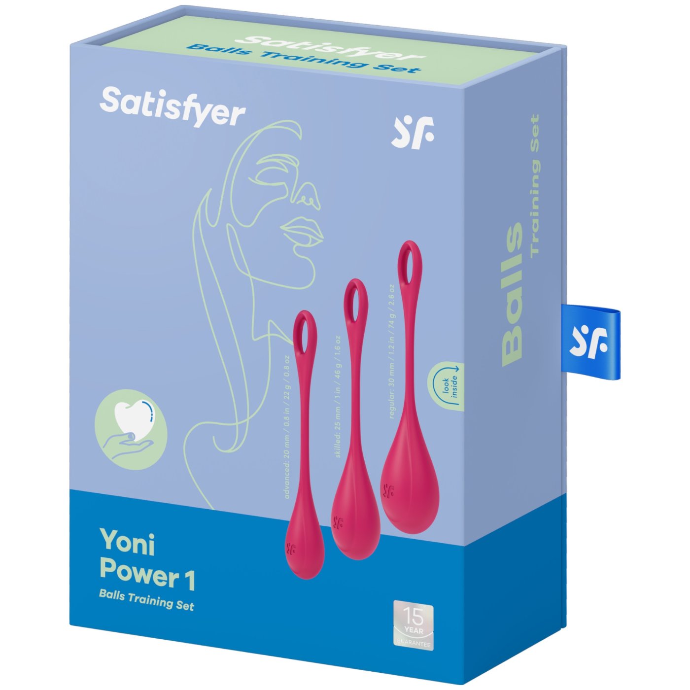 Satisfyer Yoni Power 1 Ben Wa Balls Red