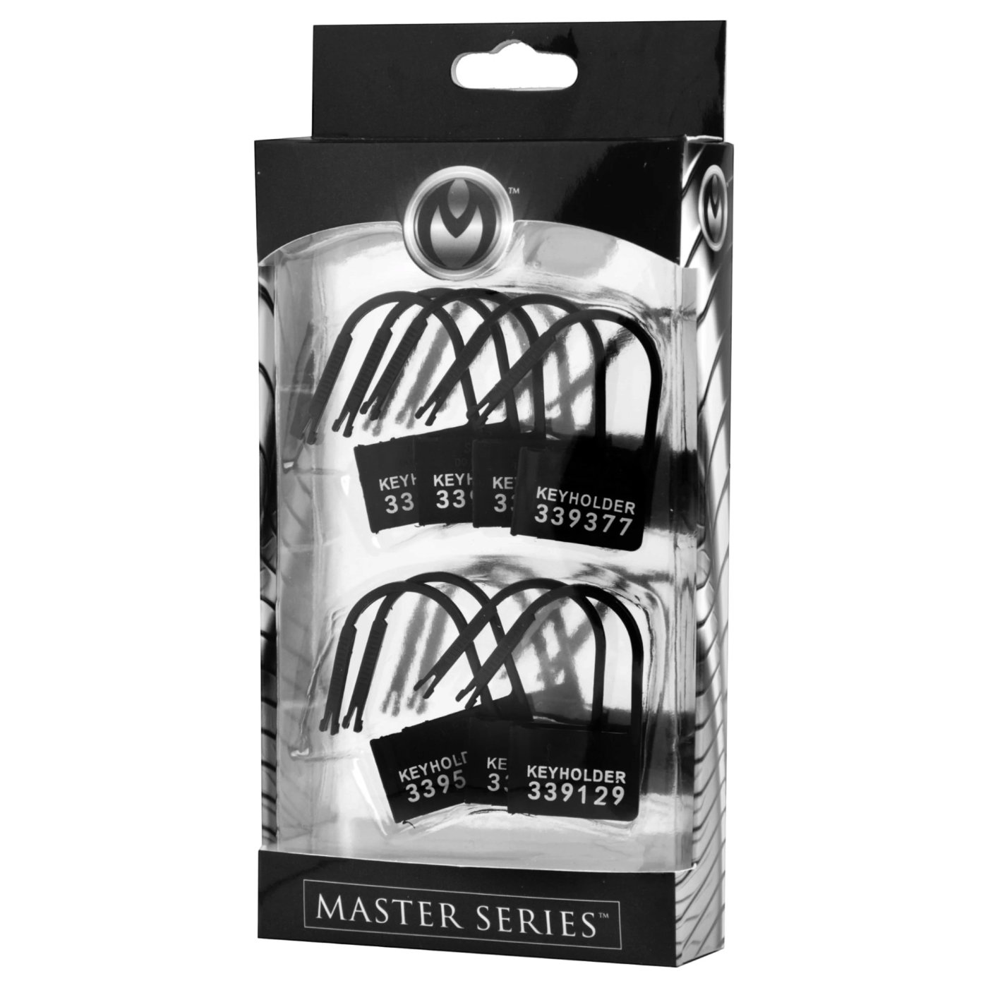 Master Series Keyholder 10 Pack Numbered Plastic Chastity Locks