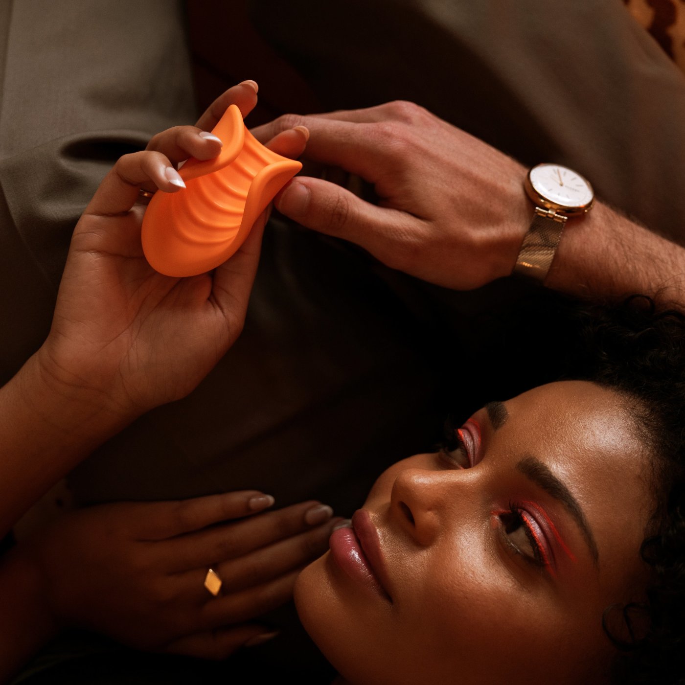 Vush Sol Rechargeable Couples Vibrating Penis Stroker