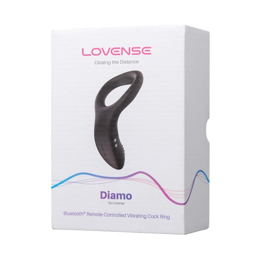 Lovense Diamo App Controlled Rechargeable Vibrating Cock Ring