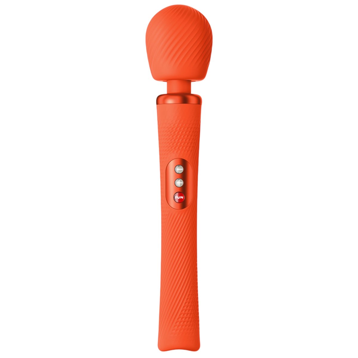 Fun Factory VIM Extra Quiet Silicone Wand Vibrator Sunrise Orange
