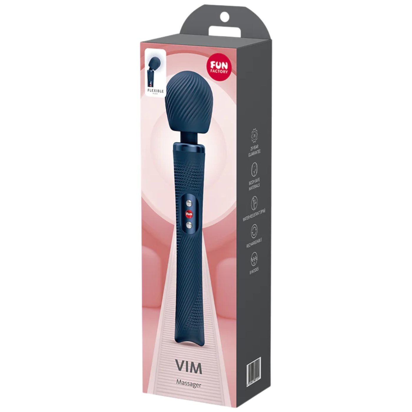 Fun Factory VIM Extra Quiet Silicone Wand Vibrator