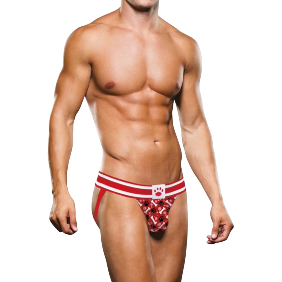 Prowler Red Paw Jockstrap Red & White, XS