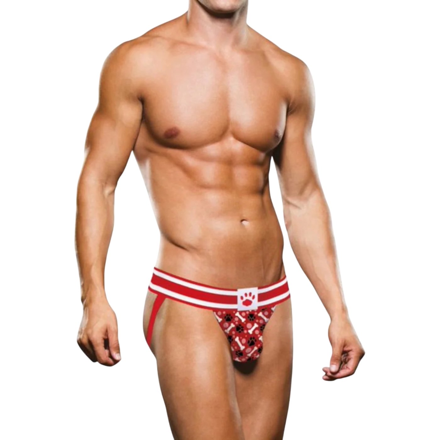 Prowler Red Paw Jockstrap Red &amp; White