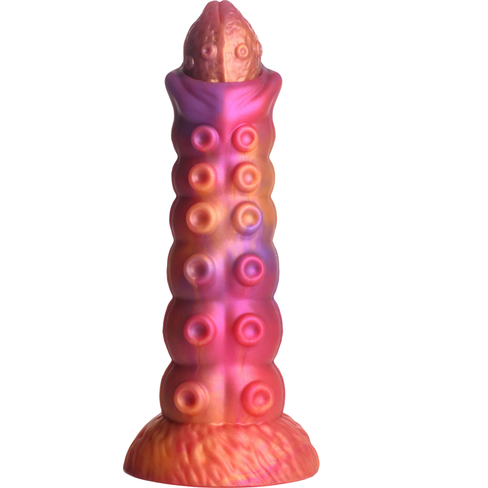 Creature Cocks Nymphoid Silicone Ovipositor Dildo with Eggs 6.5 Inch