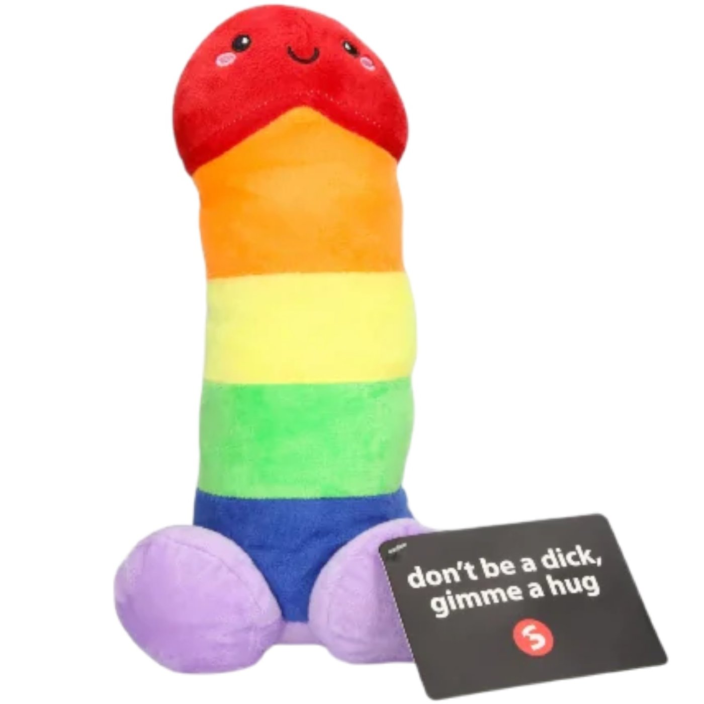 S-Line Rainbow Penis Plush Toy 12 Inch Stuffed Soft Toy