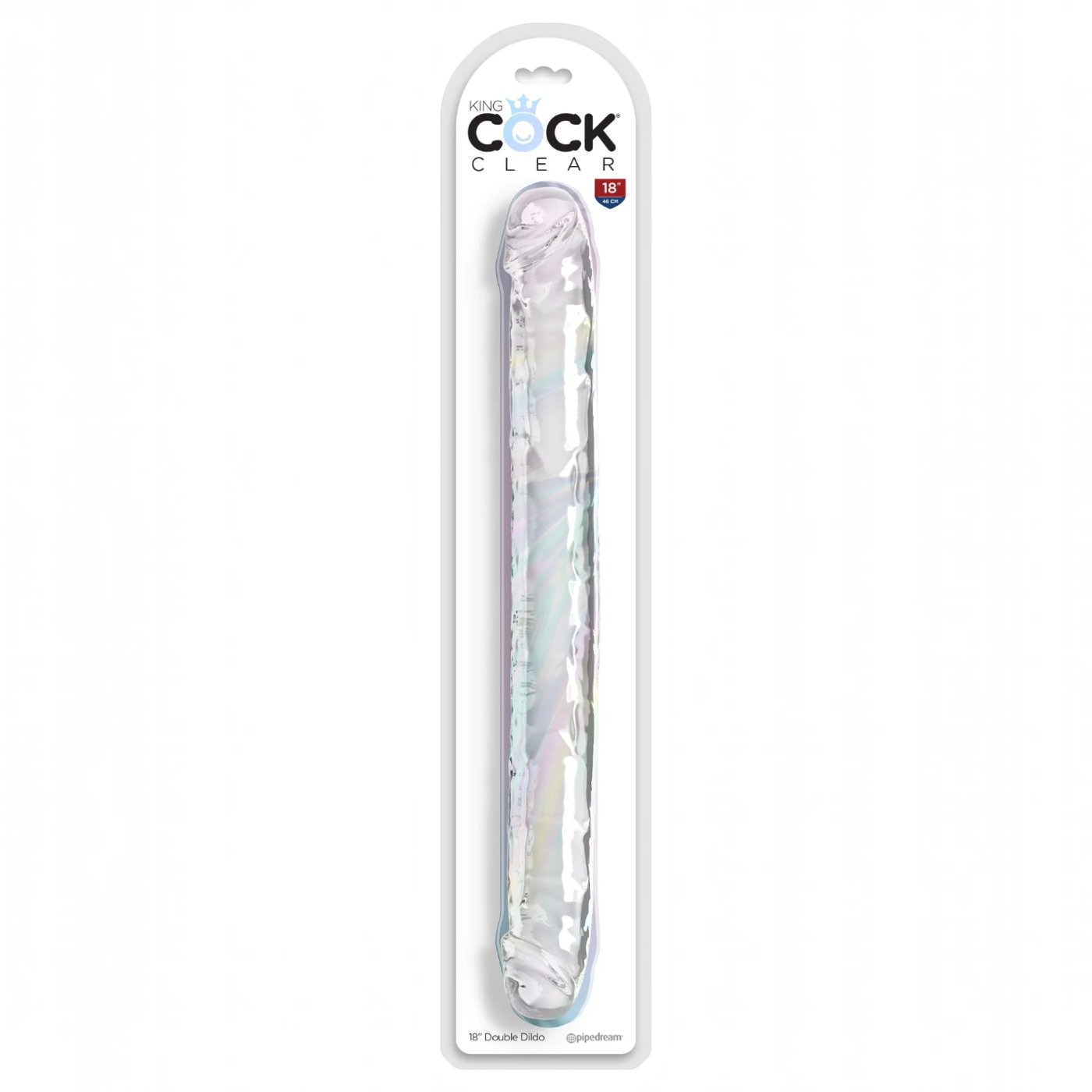 King Cock Clear 18 Inch Double Ended Dildo