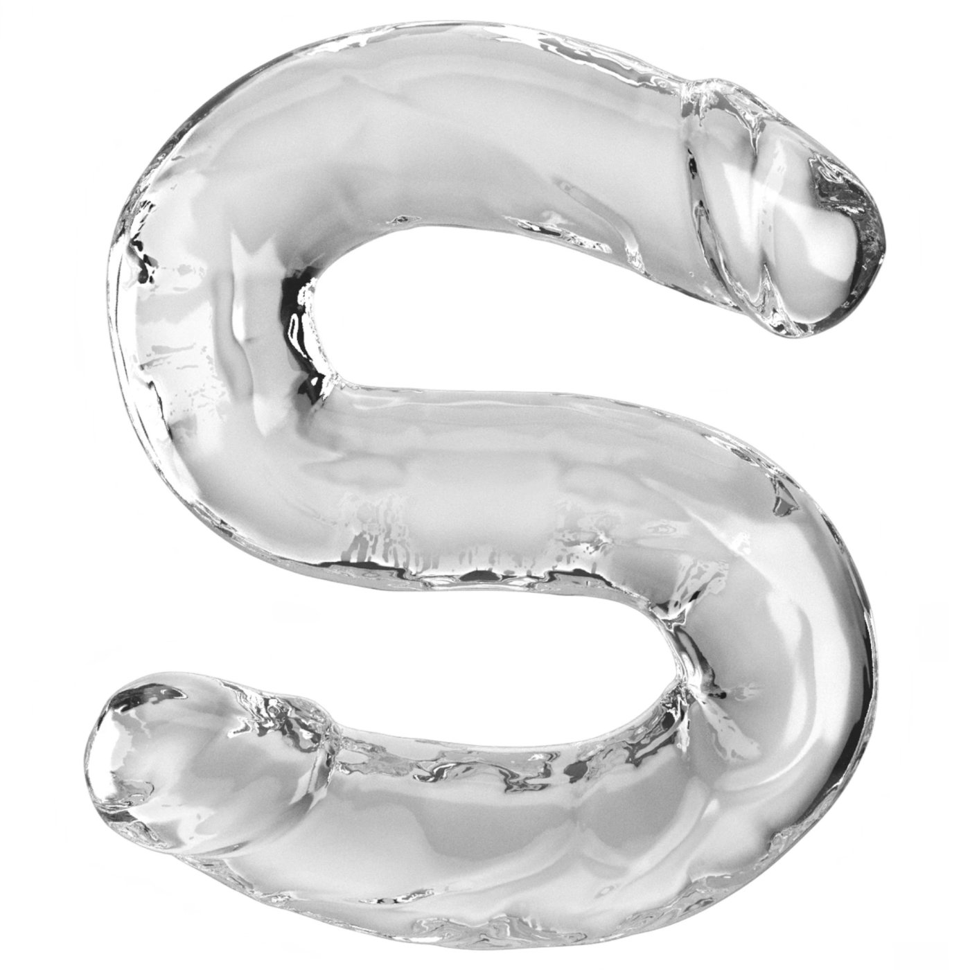 King Cock Clear 18 Inch Double Ended Dildo