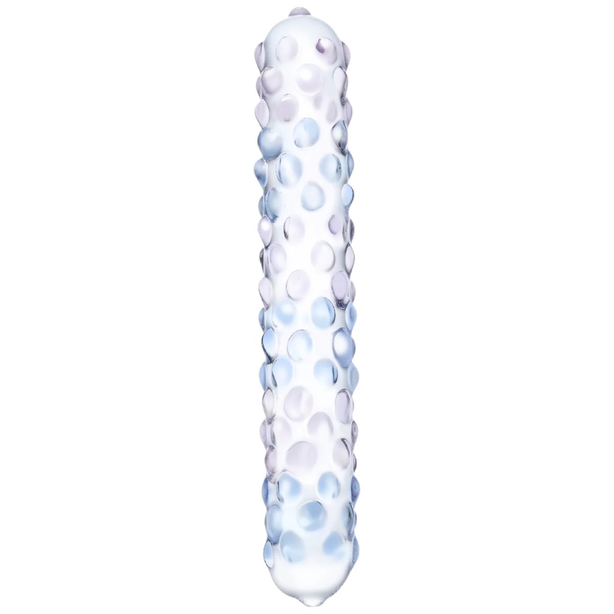 Glas Purple Rose Nubby Glass Dildo 7 Inch