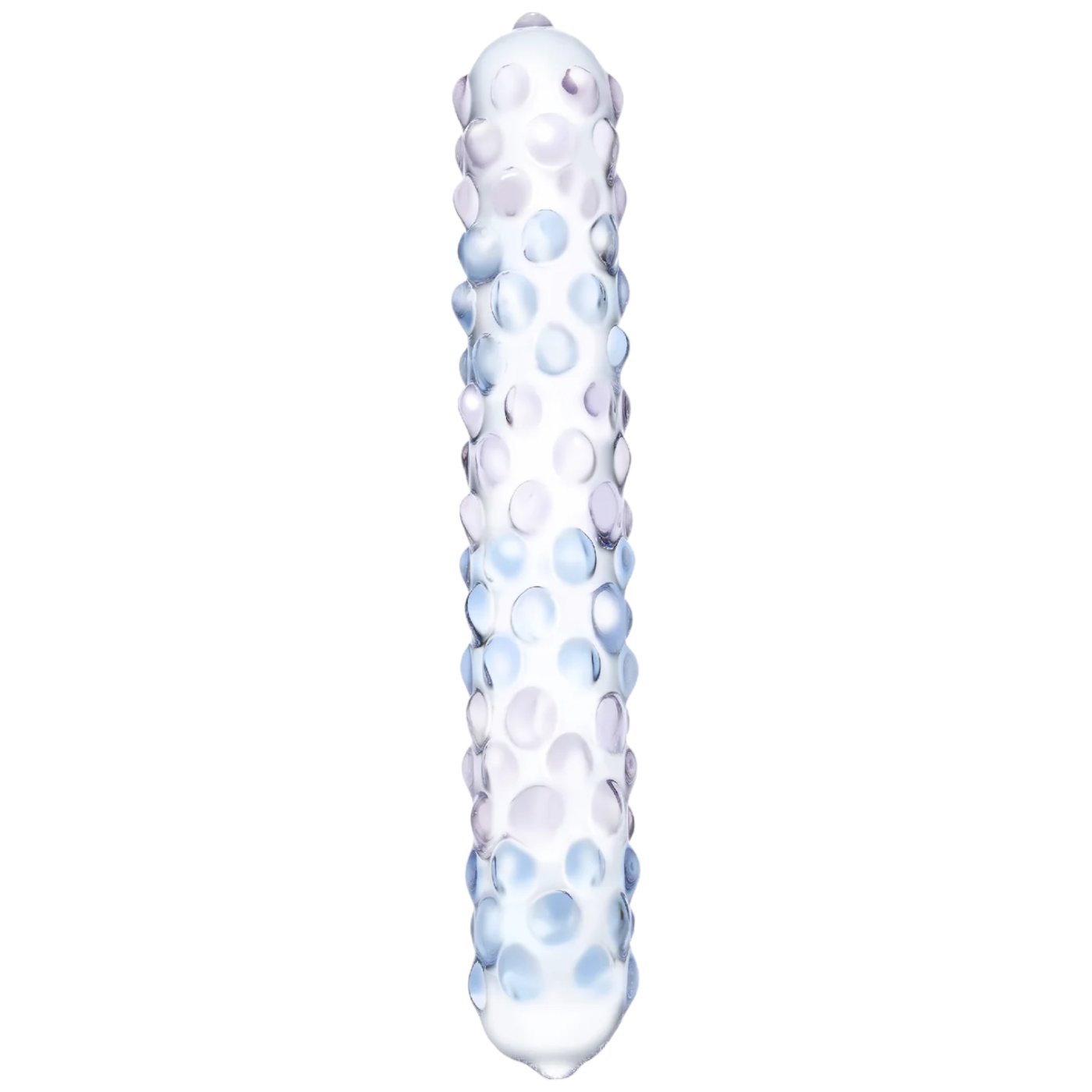 Glas Purple Rose Nubby Glass Dildo 7 Inch