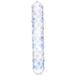 Glas Purple Rose Nubby Glass Dildo 7 Inch