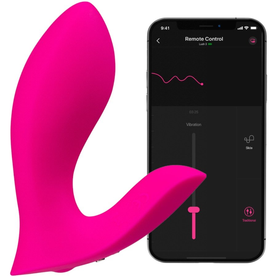 Lovense Flexer App Controlled G-Spot and Clitoral Panty Vibrator