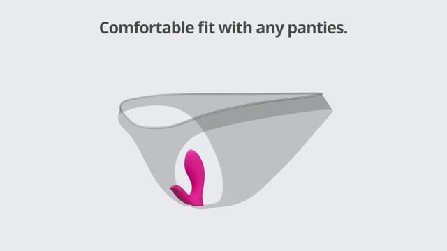 Lovense Flexer App Controlled G-Spot and Clitoral Panty Vibrator