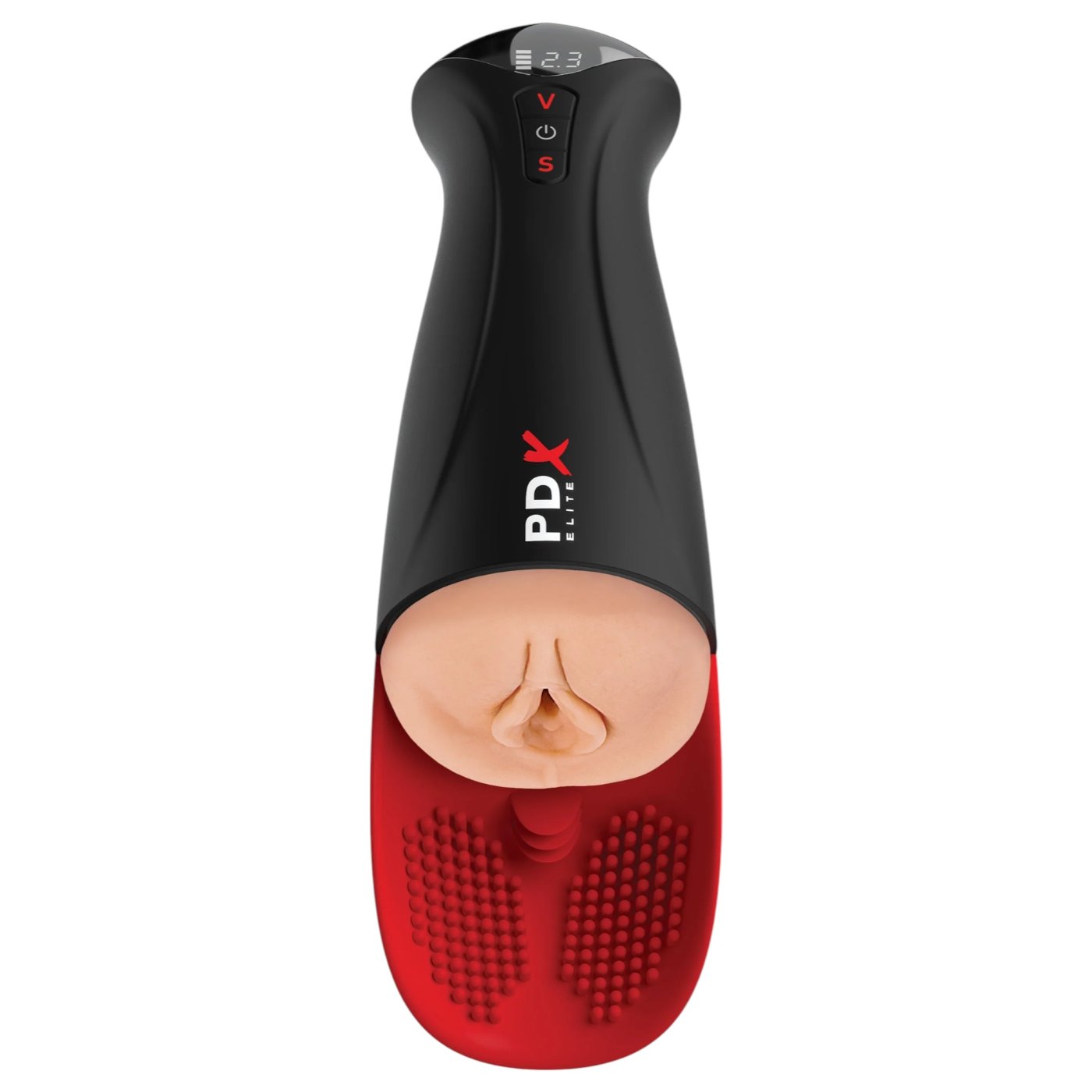 PDX Elite Fuck-O-Matic Pro XL Vibrating Masturbator Light