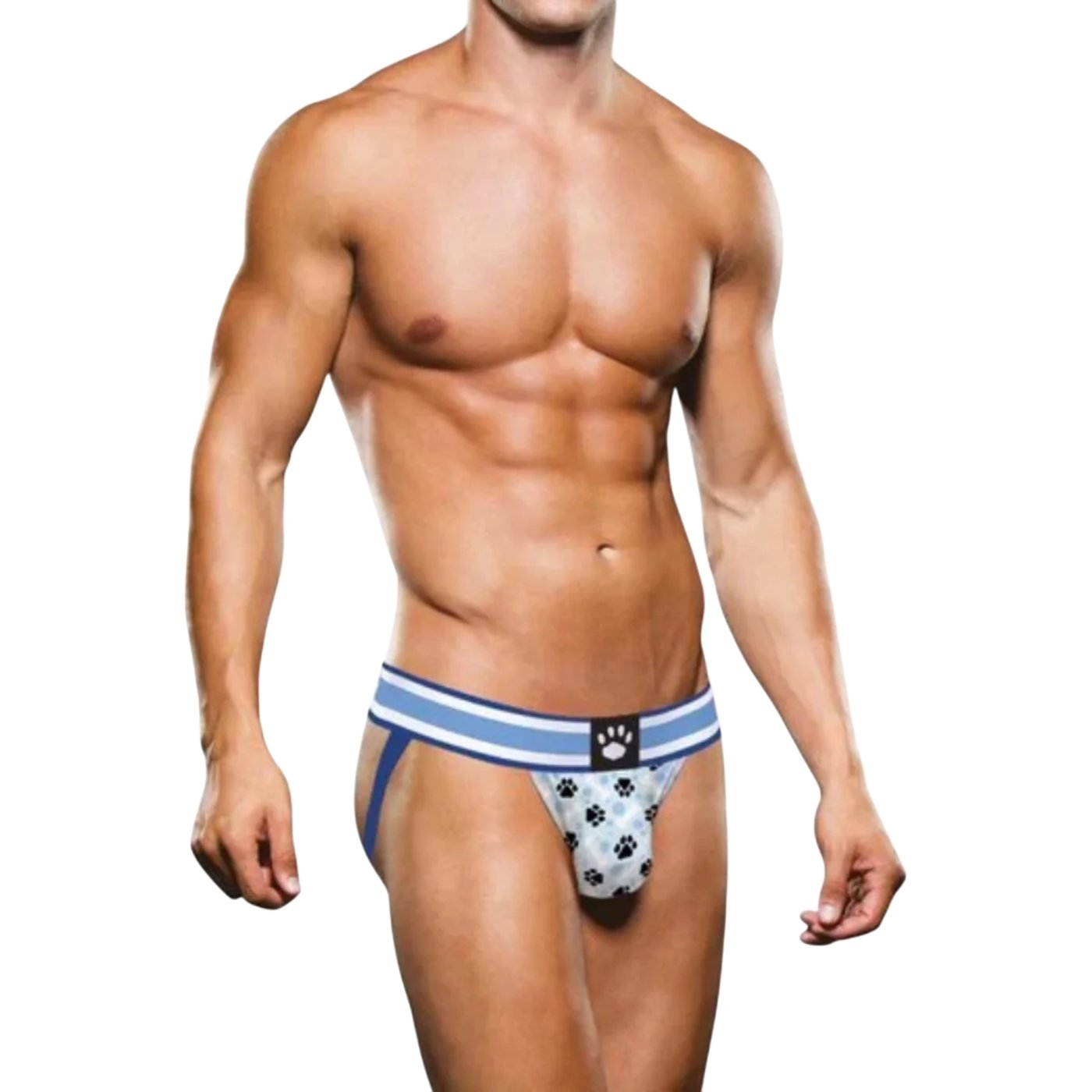 Prowler Blue Paw Jockstrap Blue &amp; White