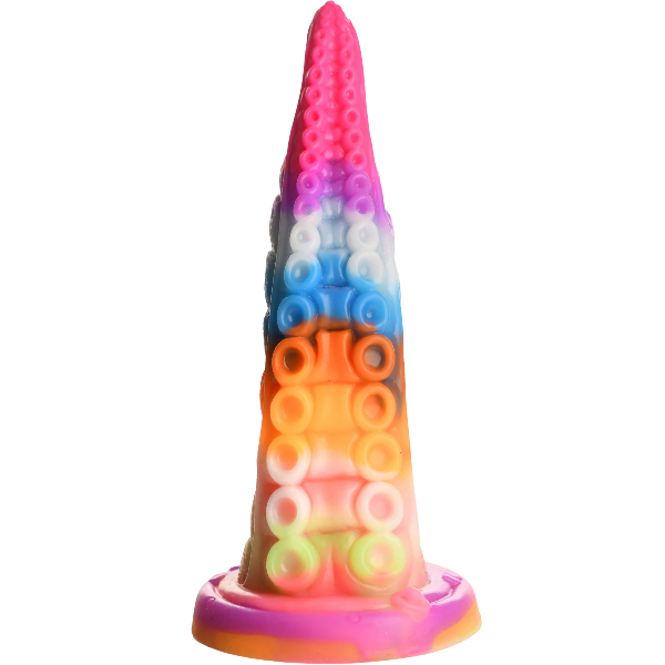 Creature Cocks Luminoctopus Glow in the Dark Tentacle Silicone Dildo 7 Inch