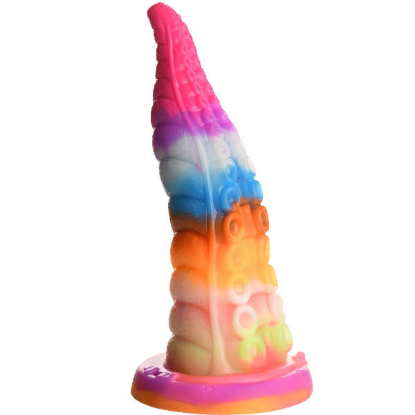 Creature Cocks Luminoctopus Glow in the Dark Tentacle Silicone Dildo 7 Inch