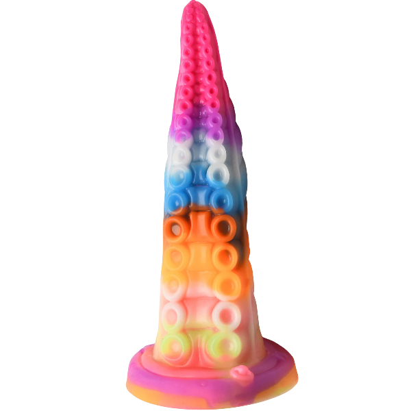 Creature Cocks Luminoctopus Glow in the Dark Tentacle Silicone Dildo 7 Inch
