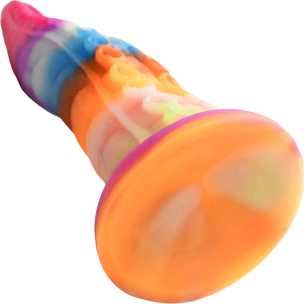 Creature Cocks Luminoctopus Glow in the Dark Tentacle Silicone Dildo 7 Inch