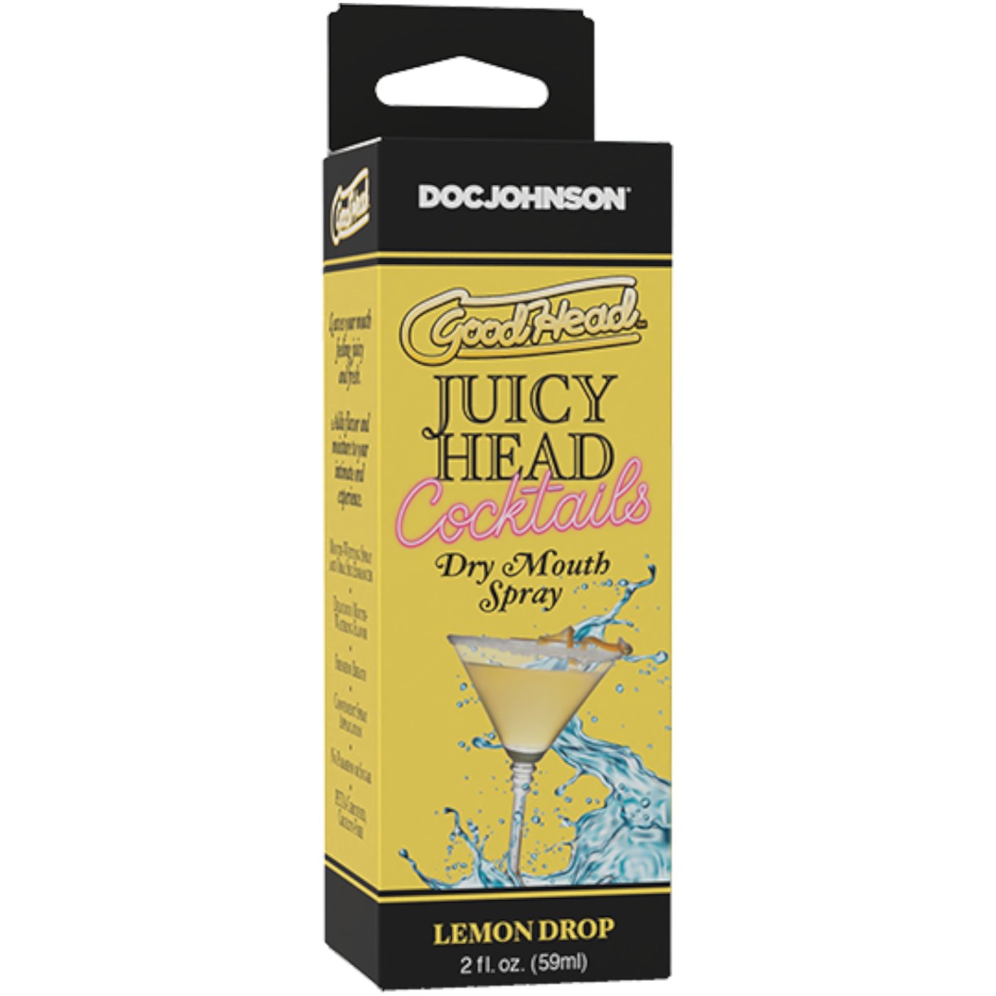 GoodHead Juicy Head Cocktails Dry Mouth Spray Lemon Drop 59ml