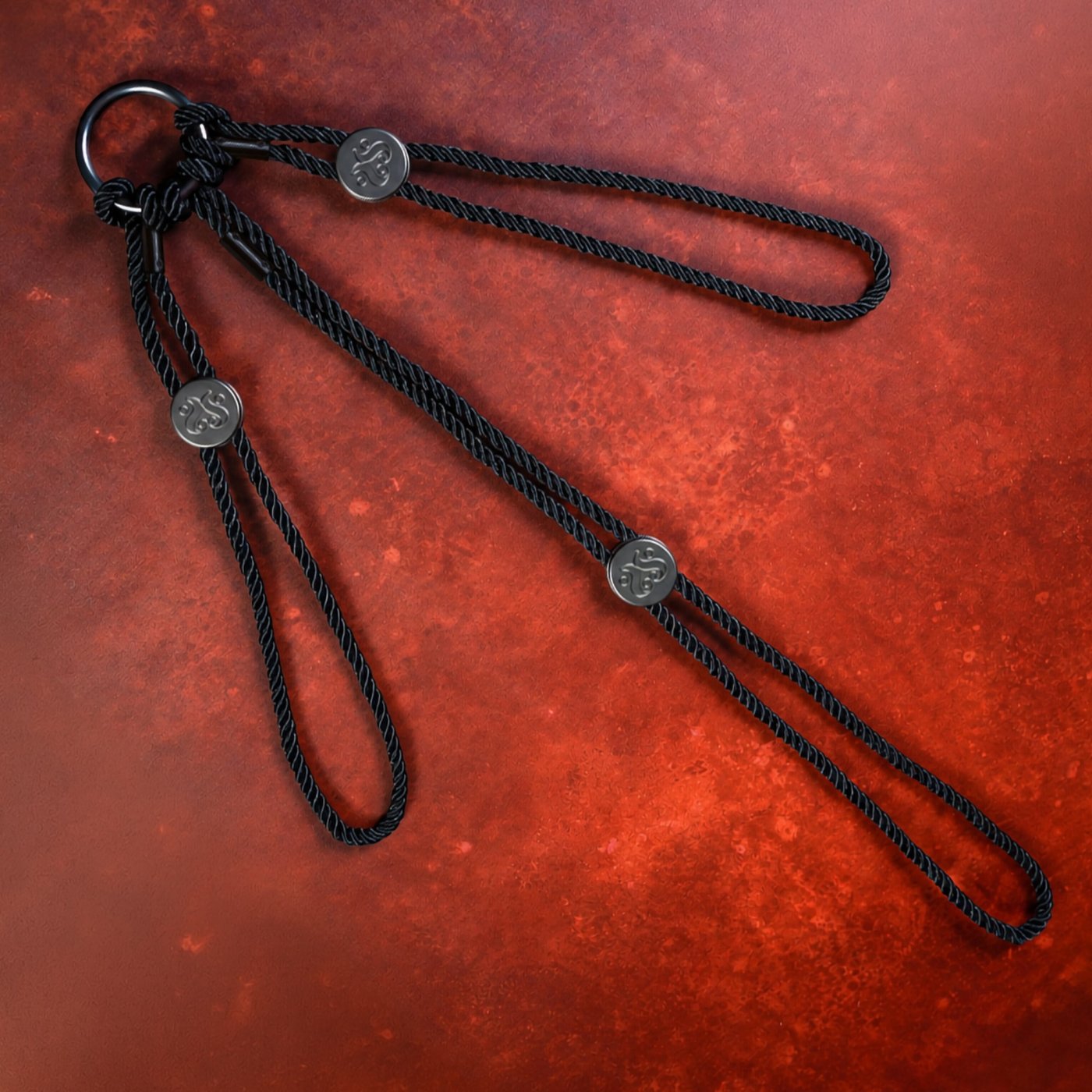 Sei Mio Knot Just a Pretty Face Rope Collar and Handcuffs