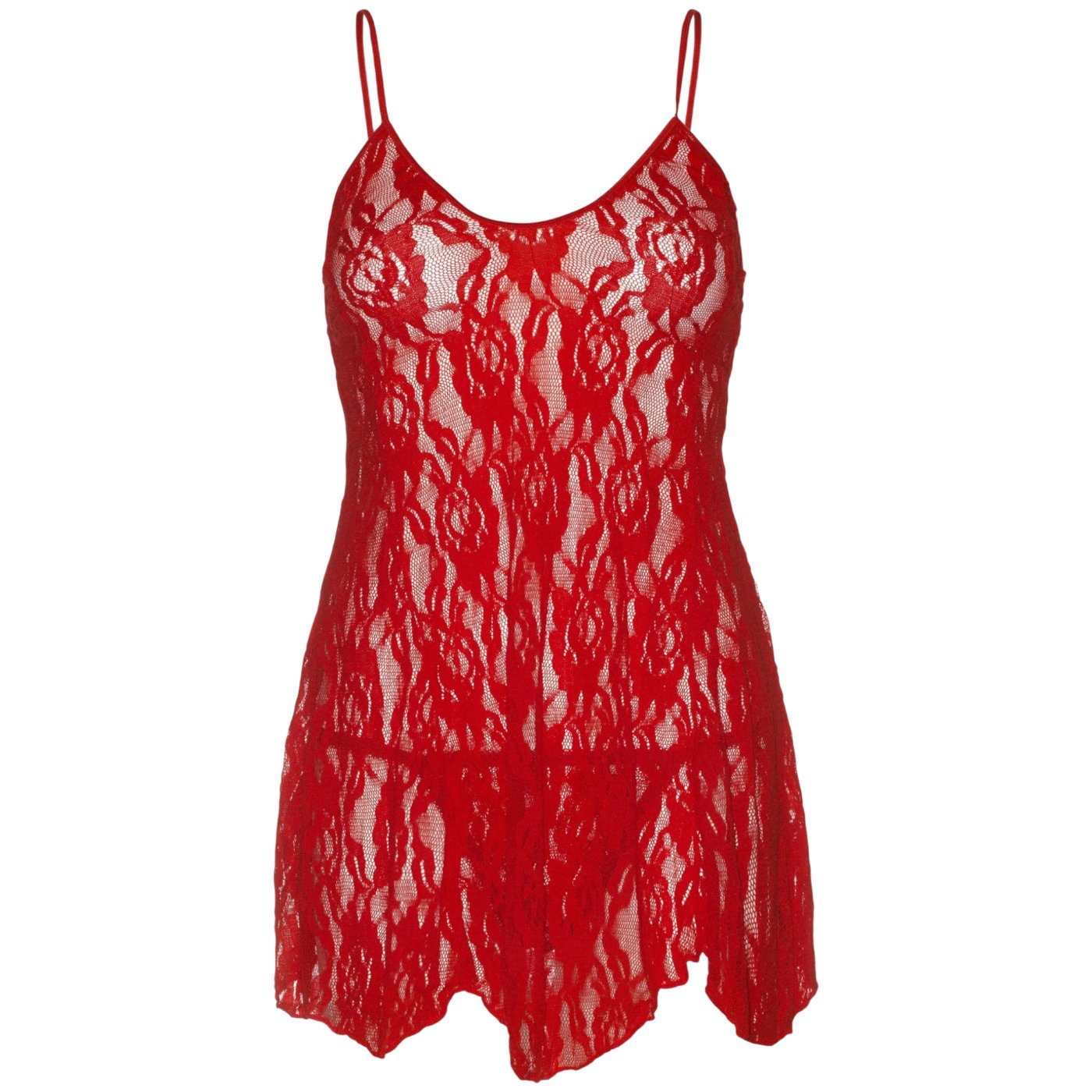 Leg Avenue Rose Lace Flair Chemise Red