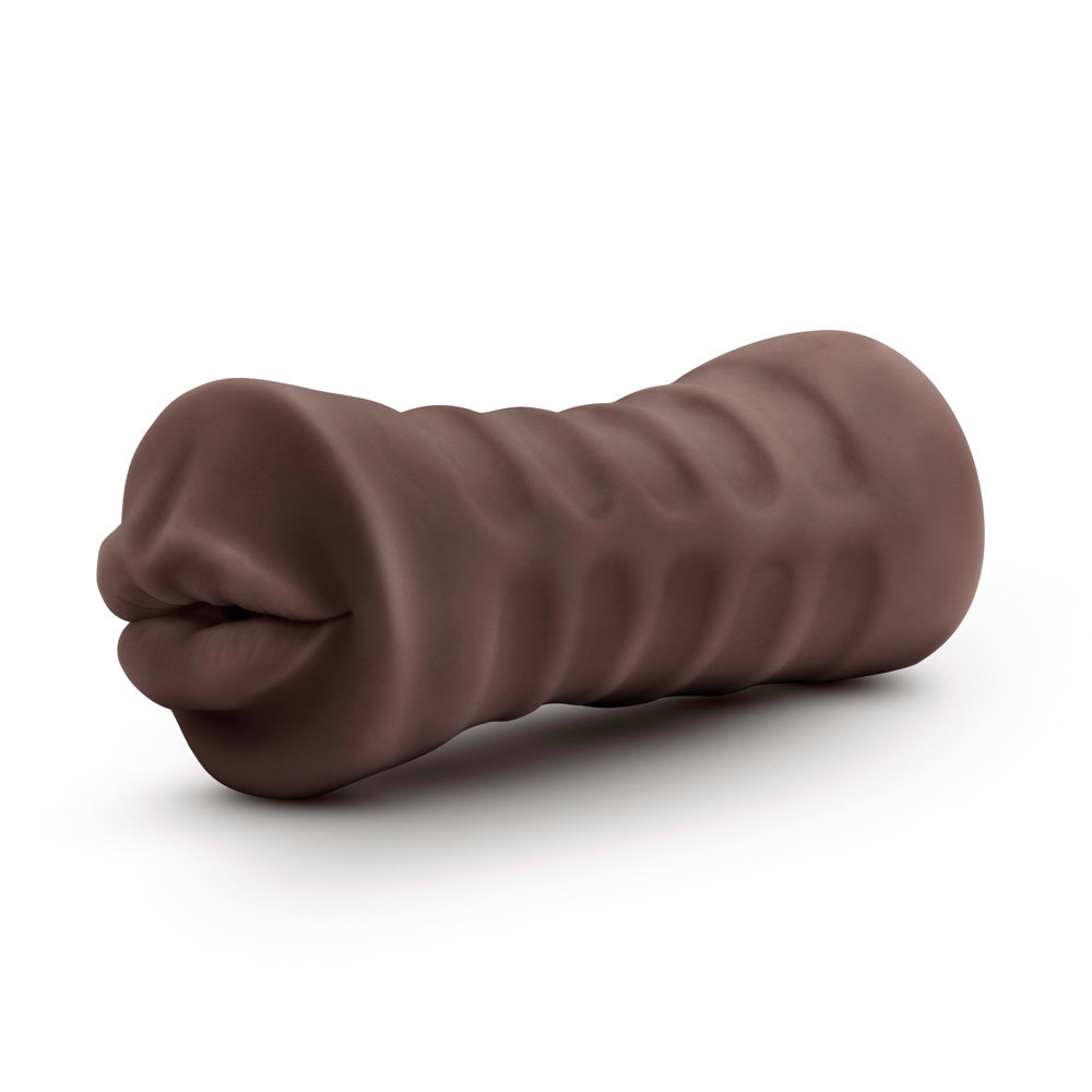 Hot Chocolate Heather Blow Job Vibrating Masturbator