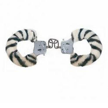 Toy Joy Fun Hand Cuffs, zebra Toy Joy Fun Hand Cuffs, zebra