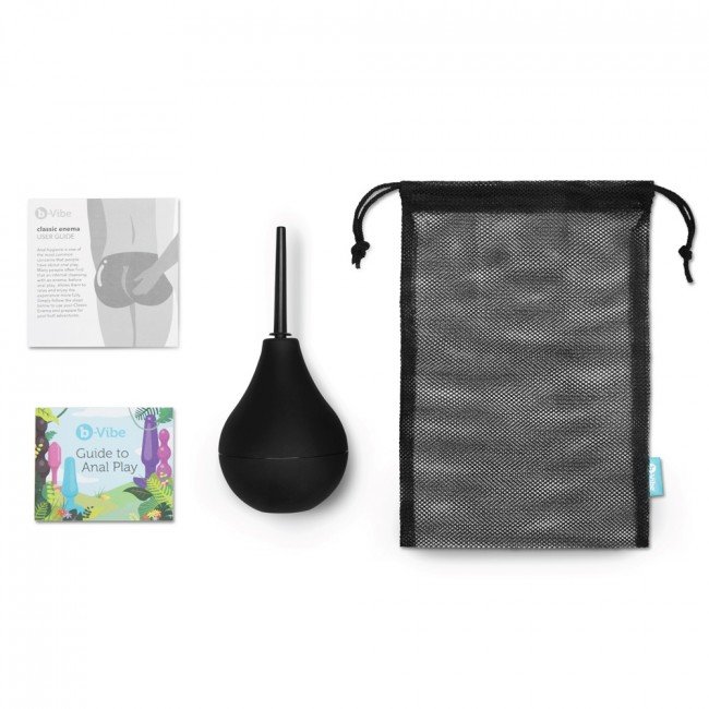 b-Vibe Classic Anal Enema Black 224ml
