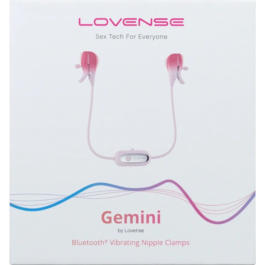 Lovense Gemini App Controlled Wearable Vibrating Nipple Clamps